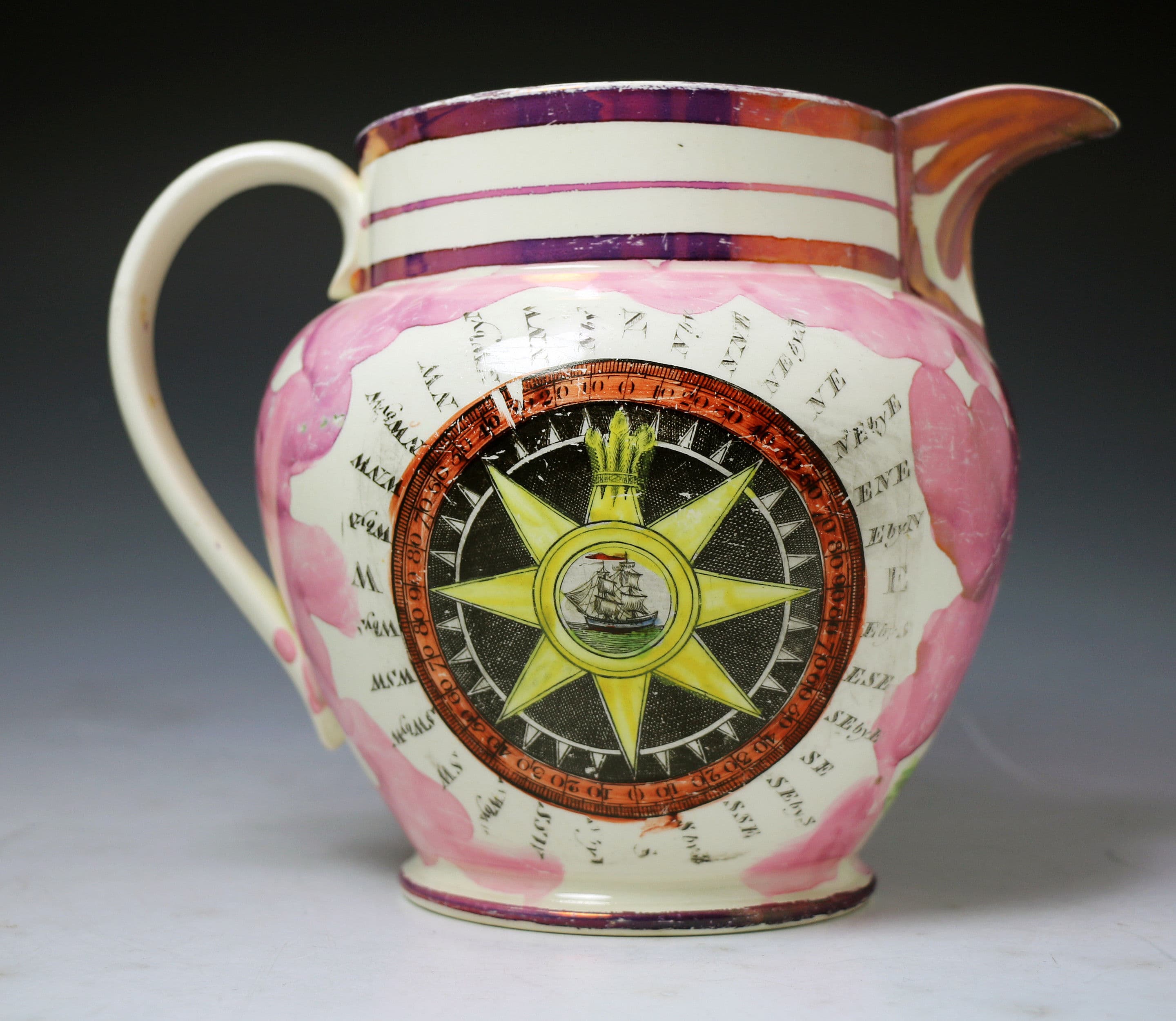 ceramix 820 pink jug vintage pink pitcher Art Deco Pink 1940s  Pfaltzgraff pitcher retro pink pitcher