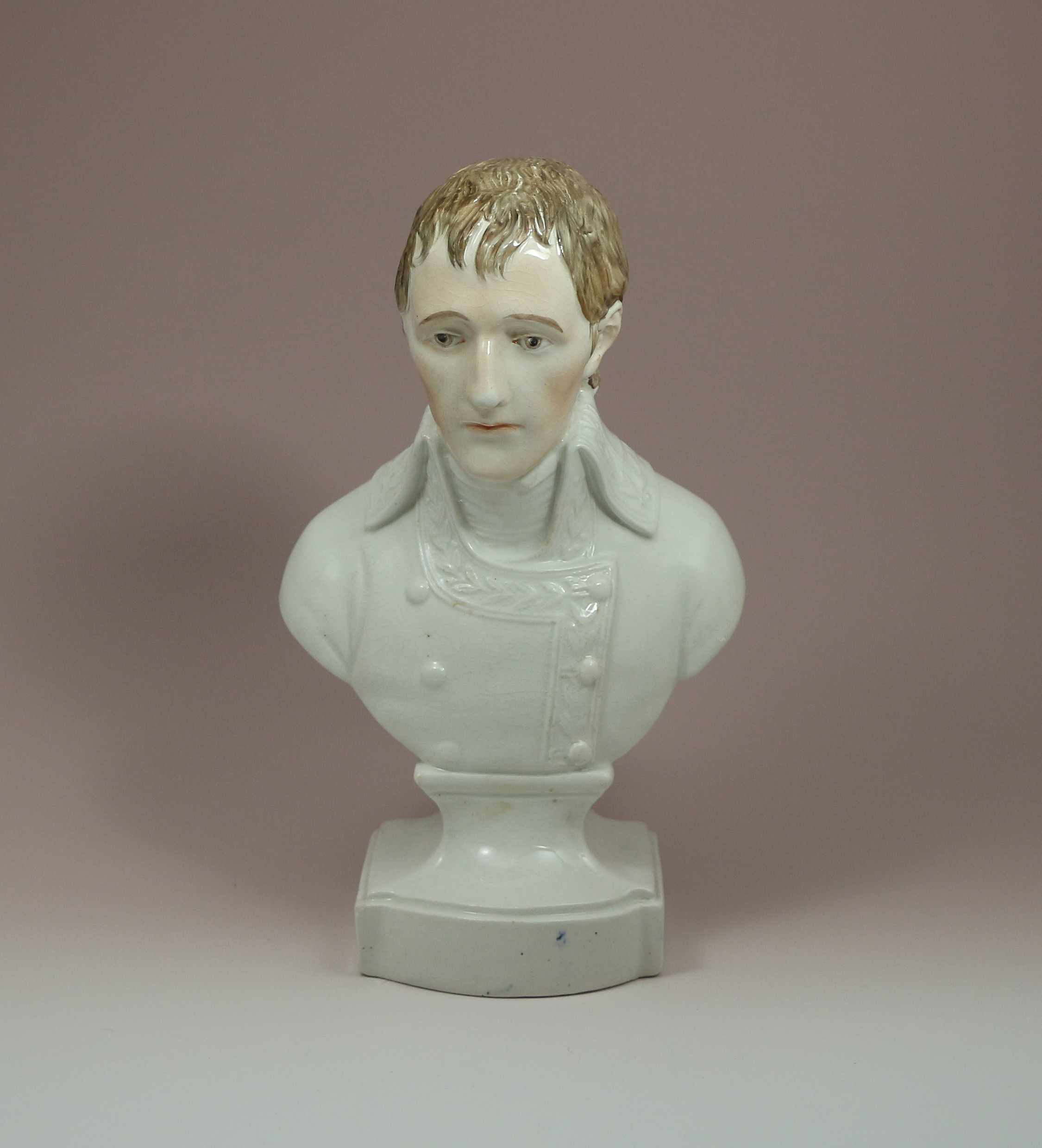 Staffordshire pearlware glaze pottery figure bust of Napoleon made in ...