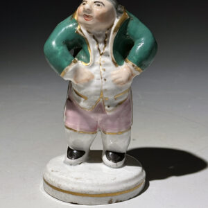 Staffordshire porcelaineous figure of the Laughing Philosopher circa 1835